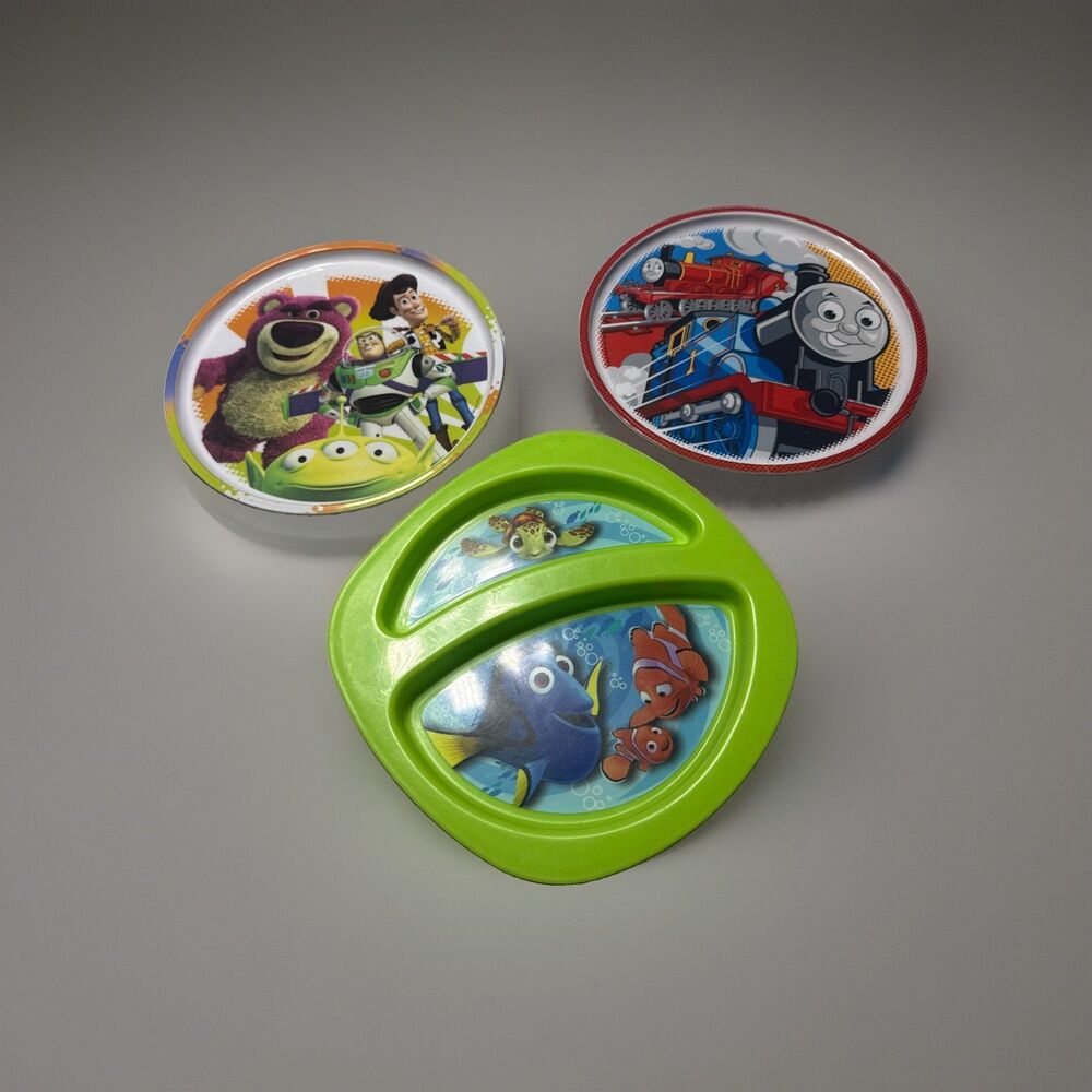 Zak Designs Kids Character, Toy Story,Thomas The Engine and Finding Nemo. lot 3
